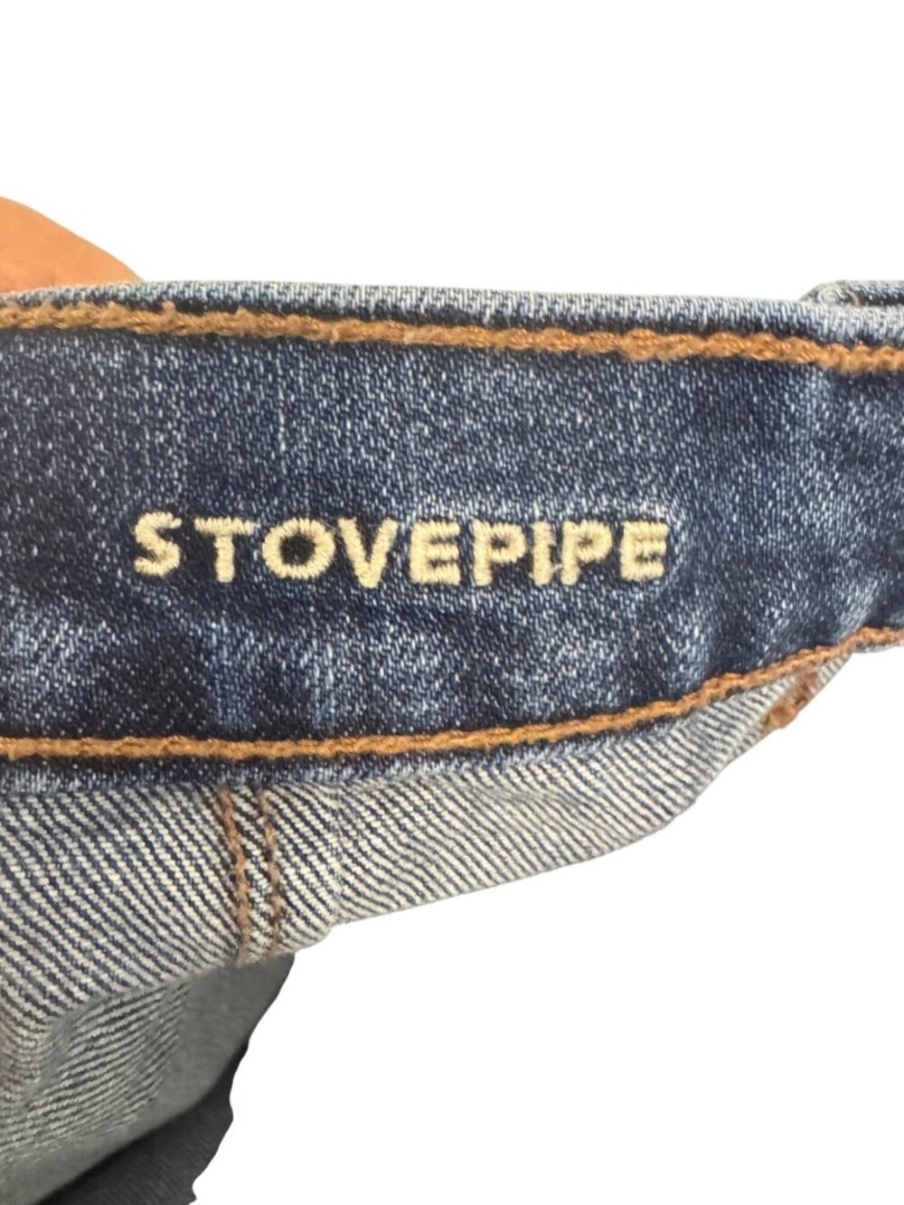 American Eagle Womens Stovepipe Stretch Jeans Size 8 Regular Blue Denim Casual - Picture 5 of 7